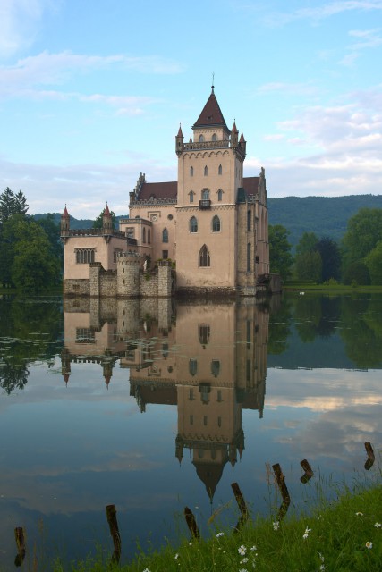 Anif - Schloss Anif - Von der Seeseite