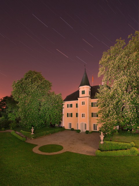 Stepperg - Schloss Stepperg - Roter Himmel -