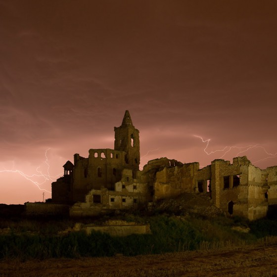 Spain - Belchite - Eglesia Agustina - Thunder Storm III