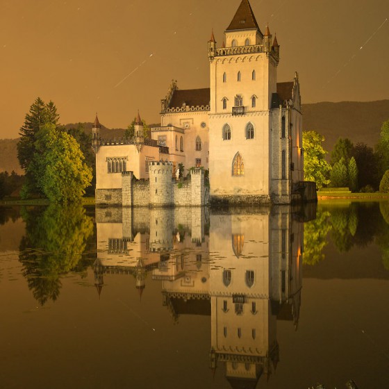 Landschaftsausleuchtung - Österreich - Anif - Schloss Anif -